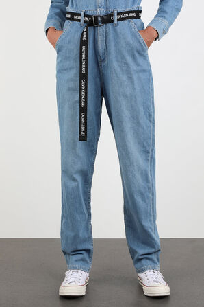 Slider Webbing Belt in Black CALVIN KLEIN